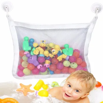 Banyo Zamanı Oyuncak Hamak Bebek Yürümeye başlayan Çocuk Oyuncakları için daha iyi 1 pc Depolama Sepetleri Düzenli Net Ekstra Depolama Sepetleri Şeyler