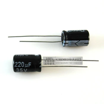 Elektrolitik kondansatör 35V 220UF 8 * 12MM Birim 8X12 mm elektronik bileşenler