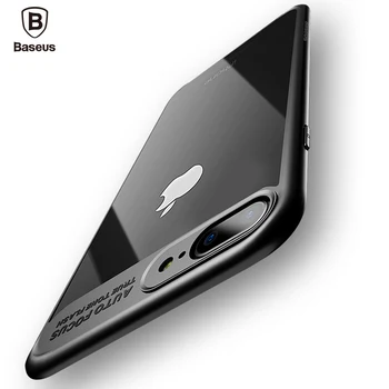 İPhone 6 İçin iPhone 8 7 6 6 Ultra İnce Capinhas PC & TPU Silikon Kapak Kılıf İçin Baseus Luxury Case 6 Plus Bu Fundas s