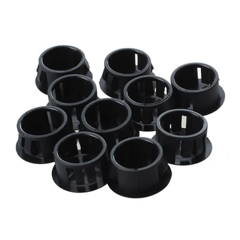 10 adet siyah plastik kapaklar delik fişler basınç 16mmx20mmx10mm caps
