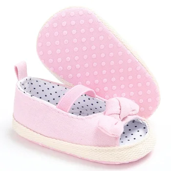 Bebek Tırtıklı Bebek Sandalet Kızlar Düz Renk Sevimli Ayakkabıları Çocuklar Kız Kelebek Bebek Sandalet Yeni