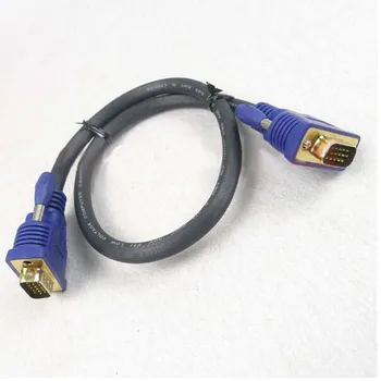 Erkek Uzatma Kablosu Monitör için HightQuality VGA3+9 VGA 9(3+) HDB15 KUYRUGU 0.3 M 30CM VGA Kablo Erkek