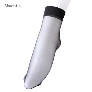 2016 yeni Yaz ince şeffaf kristal kayma çorap deodorant çorap (5 çift/çok) 5