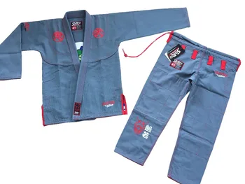 Yeni Marka A4 A1 ücretsiz Kargo - Sunrise Gri Yırtılmaz GOOGLE Gi Kimono Filika Brezilyalı Jiu Jitsu Gi MMA Fightwear!!!