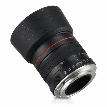 85mm F1 Lightdow.Canon 8-F22 Manuel Odak Portre Lens Kamera Lensi KENDİNİZE YELPAZESİNİN 700D 5 D 6 D 7 D fonksiyonuna sahip DSLR fotoğraf makineleri EOS