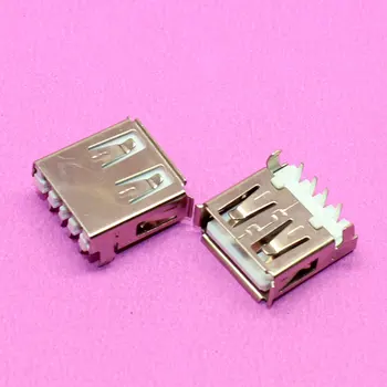 Loop tape yepyeni USB 2.0 jack USB konnektör dişi 4 P 90degree Lavabo DİP
