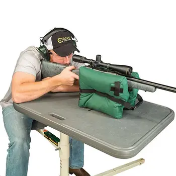 Taşınabilir Çekim Arka Silah Dinlenme Çanta Aksesuarları Av Silahı Tezgah Dolgusuz Stand Avcılık Ön Ve Arka Tüfek Hedef Belirlemek