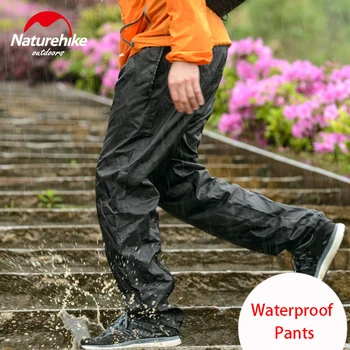 Naturehike Açık yürüyüş pantolonu yağmur dağcılık Seyahat bisiklet sürme yağmur yürüyüş pantolon su geçirmez erkek kadın pantolon