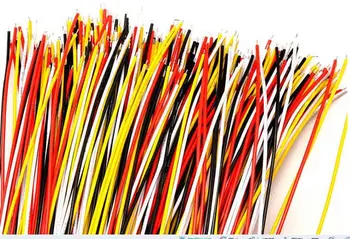 DuPont hattı 4 P 2.54 MM 1007 24AWG 25CM PVC hat, Kırmızı , Siyah,Beyaz, Sarı Elektronik hat Bağlama hattı