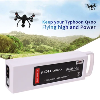 Yuneec Q500 Serisi RC Drone İçin 2x 5400mAh 12.1 Volt Lipo Pil 3S 11.1 V/3Cell