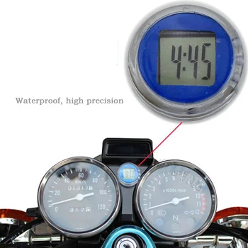 Renkli su Geçirmez Motosiklet Saatler İzle Motosiklet Mount Saat İzle Moto Dijital Saat Uygun ATV Motokros Moto Tüm Offroad