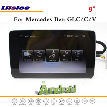 Mercedes Benz GLC / C / V Sınıf Liislee Android Multimedya 2017 Radyo Stereo CD DVD Player GPS Navigasyon Sistemi~