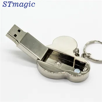STmagic metal Mickey stil USB Flash Sürücü 4 GB 8 GB 16 GB 32 GB Metal Kalem Sopa Anahtarlık Sürücü