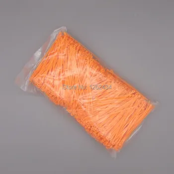 3*100 renkli kablo bağı Naylon kablo bağları turuncu