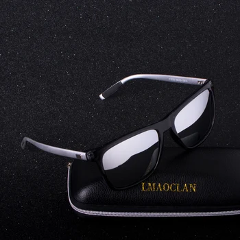 LMAOCLAN Marka Tasarımcısı Alüminyum Erkek Kadın güneş Gözlükleri Erkek Güneş gözlükleri Gözlük Polarize