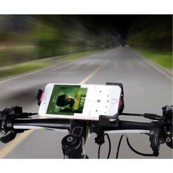 Alloet Evrensel Kaymaz Bisiklet Telefon Tutucu Huawei Telefonlar için Mobil destek Standı Bisiklet Gidon Dağı Klip Standı