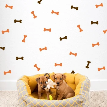 Köpek Kemik Duvar Çıkartması / 15 Kemikler Etiket / Doggy Alan Dekor Ücretsiz Kargo