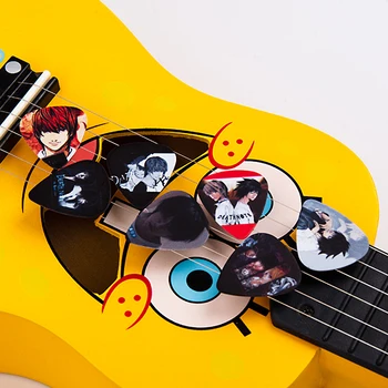 Kalınlık yeni Gitar Teli bas Japon Anime Ölüm Not SOACH 10 adet 3 çeşit yüksek kaliteli baskı Gitar aksesuarları resimleri
