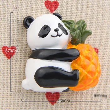 6pcs/lot Kawaii Panda Edition Karikatür Yaratıcı Model PVC Aksiyon Figürü Oyuncak Çocuk DİY Ev Dekorasyon Sahne Noel Hediyeleri Meyve