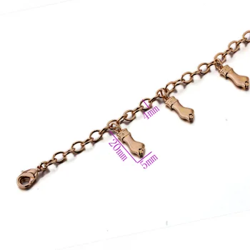 Kadın bijoux ayak zincir bağlantı bilezik için 2017 satılık altın rengi bilezik 7BR18K bracelete takı ücretsiz kargo-51 bilezik