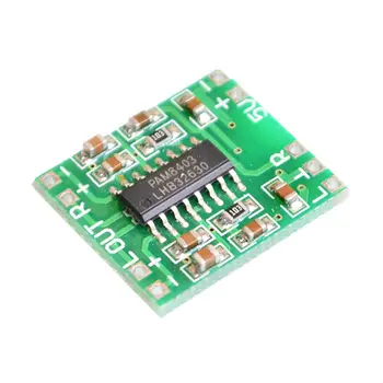 OKUYUN Amplifikatör Kurulu 2.5 ~ 5.5 V USB P * 2 Glyduino PAM8403 Ultra-Minyatür Dijital Amplifikatör Kurulu Yeşil Süper Mikro D sınıfı