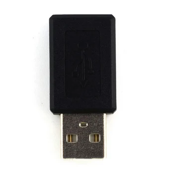 Kadın Adaptör Klasik Basit Tasarım USB Dişi Çevirici Konnektör Erkek Micro yeni Yüksek Hızlı USB 2.0 Erkek Siyah