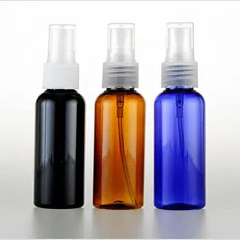 10 adet/Lot PET 50ml Yuvarlak Omuz Plastik Makyaj Kozmetik Şişe Şişe Sprey Parfüm Şişesi Konteynerleri Küçük Squirt Sis Doldurmak