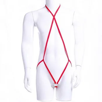 2017 Yeni Sıcak Seksi Erkek G string suspansuvar Tanga iç Çamaşırı Fantezi Kostüm Elbise Mens