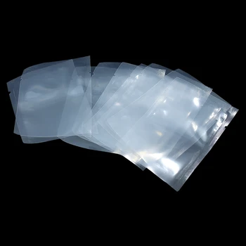 Çeşitli boylar Üstü Açık Vakum Isı Yemek Fasulye İçin Mühür Plastik Paket Çanta Taze Depolama Poli Net Ambalaj Çanta Şeffaf
