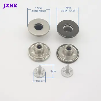 10sets/lot 17 mm boş sabit metal pirinç kot giyim aksesuarları konfeksiyon dikiş pantolon için shank düğme, el yapımı düğme