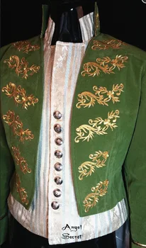 Cinderella kostüm yetişkin Prens cosplay kostüm Cadılar Bayramı erkek ceket takım elbise Nakış film için kostüm kostüm