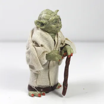 Çocuklar Noel Hediyesi İçin 12cm Star Wars Jedi Knight Master Yoda PVC Aksiyon Figürü Koleksiyonu Oyuncak Yoda Darth Vader Eylem Oyuncaklar