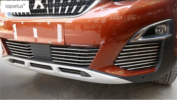 Izgara Izgara Döküm Kapak Seti Aşağıda Altında Peugeot 3008 3008GT 2017 2018 Ön Baş Yüz İçin aksesuarlar 26 Parça Döşeme