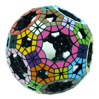 62 YKLWorld--48 içi Boş Futbol Tuttminx Profesyonel Sihirli Küp PVC Etiket Cubo Magico Bulmaca Oyunu Eğitim Oyuncak Hediye Taraflı