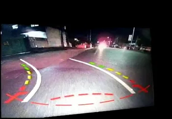 Renault Koleos 08/10/12 Park Yardımı Kamera Trackline Gece Görüş kablosuz CCD Parça Araba Arka görüş Kamerası LED Işık