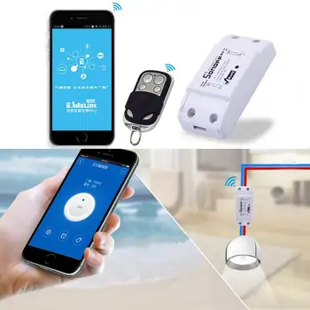 Sonoff İTEAD WiFi Akıllı DİY Ev Kontrol Modülü ABS Kabuk Soket Anahtarı