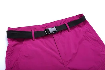LANBAOSİ Açık Spor Kadın Hızlı Kuru Yürüyüş Gömlek&Pantolon Convertible Anti Taktik Zip Seti-Dayanıklı Nefes alabilen Su UV