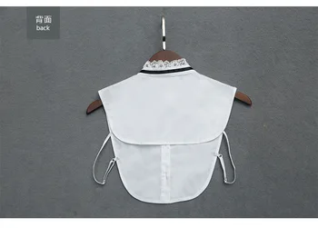 Yeni Ürün Dekoratif çıkarılabilir yaka kadın moda yaka kazak Ilmek şerit pamuk gömlek dantel kenar moda vahşi Dantel