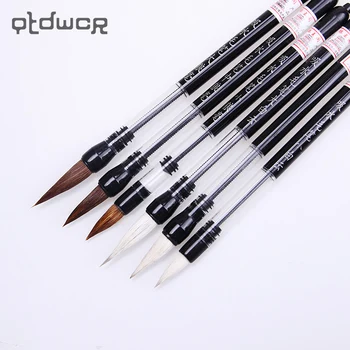 1 Adet Pistonlu Su Fırça Çin Japon Fırça Sanat Malzemeleri Çizim Kalemi Kaligrafi