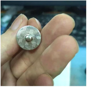 50sets 2017091504 17 mm Gümüş tonu İnce Manyetik Çıtçıtlı Çanta Çanta Toka Metal Düğme Fastenerscrapbooking Dekorasyon Yuvarlak