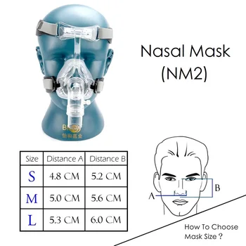 BMC NM2 Burun HAVALI Maske ! Dalış Maskesi gibi Ama Anti Sağlık & Güzellik uykusuna Ev Geliştirme Tıbbi CPAP Horlama