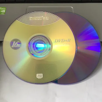 Toptan 50 adet CD / DVD Sınıf+ 4.7 GB Boş Foshan Sarı Dalga Baskılı DVD+R Diski