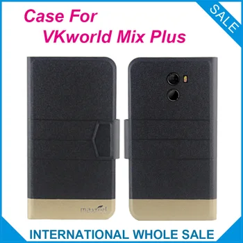 5 Renkler Orijinal! VKworld Mix Plus Durum Yeni Geliş Yüksek Kalite Flip Ultra ince Deri Koruyucu Kapak