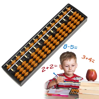 Plastik 15 Basamak Abaküs Aritmetik Aracı Çocuğun Matematik Yardım Caculating Oyuncaklar O26 Öğrenin