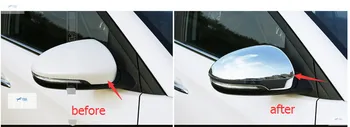 Hyundai Tucson 2016 2017 2018 Krom Yan Kapı Aynası Döşeme 2 adet / set Kapak Dikiz