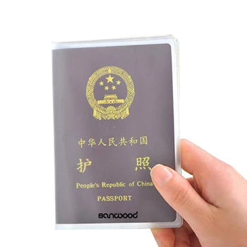 Koruma kılıfı İçin sağlam Unisex İş Şeffaf Pasaport Cridit Kartı ve KİMLİK Kartı Sahibi Seyahat 925V