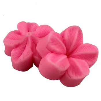 Fondan Çiçek Dekorasyon Plum Petal Çiçek Yaprağı Silikon Kalıp Kek Kalıp Kek Sugarcraft