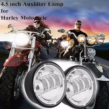 7 İnç Harley Harley Davidson Dyna Motosiklet Zikzaklı Electra Glide Softail Heritage İçin Far 80W + Montaj LED