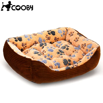[COOBY] Dikdörtgen Pet Köpek Paw Sıcak Kedi Evcil Köpek Evde Çekyat ile YX0002 Küçük Büyük Köpek İçin Rahat Pamuk Paspaslar Yatak Köpekler