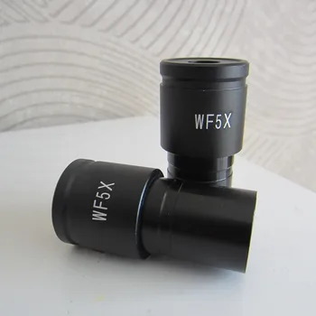 Biyolojik Mikroskop için 2 adet WF5/20 mm Geniş Açı Biyolojik Mikroskop Mercek Lens Montaj Boyutu 23.2 mm